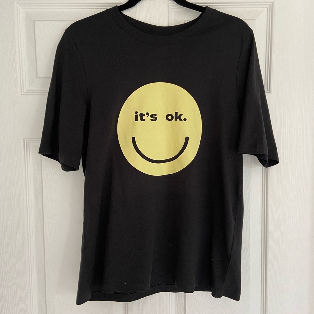 “It’s Ok.” Smiley H&M Tee